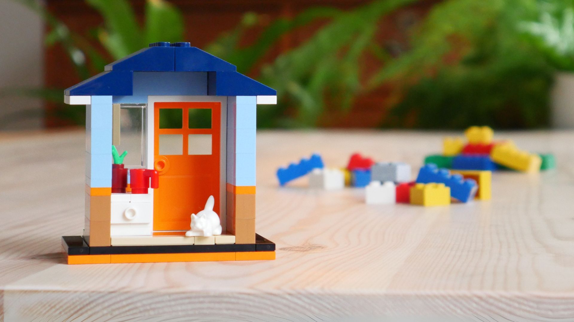 Lego Style Mini Build House