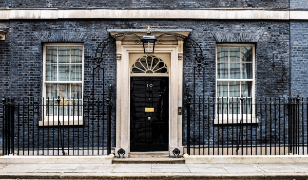 Door of 10 Downing Street